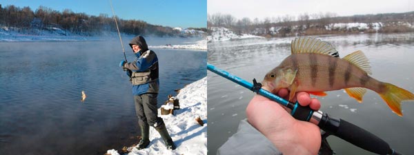 Рыбалка на окуня в марте